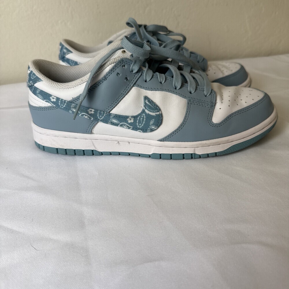 Nike Womens Dunk Low Blue Paisley DH4401-101 Women Size